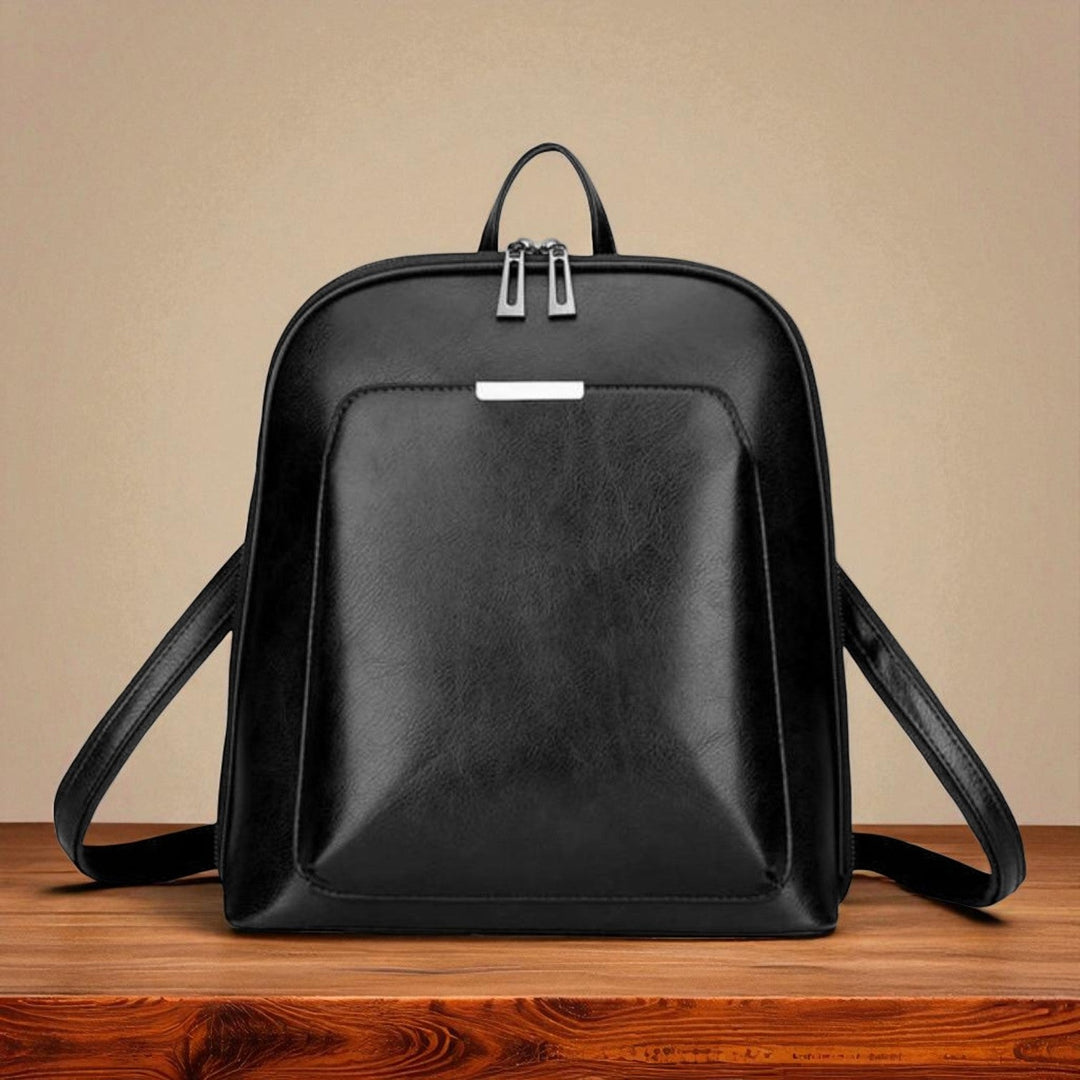 Classic Double Zipper Backpack