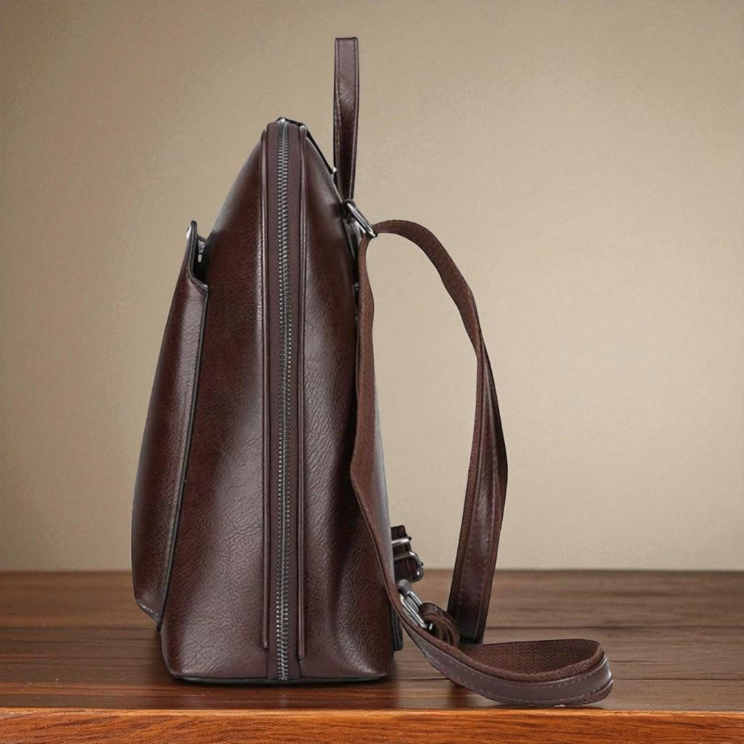 Classic Double Zipper Backpack