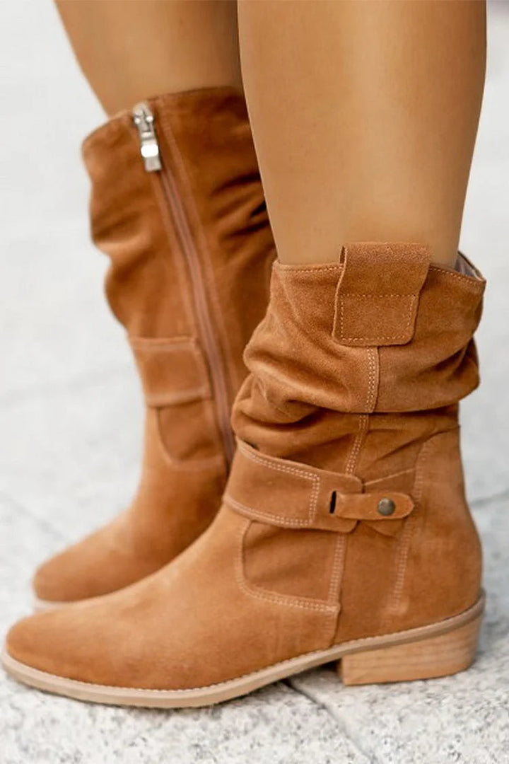Clémence™ | Soft Suede Ankle Boots