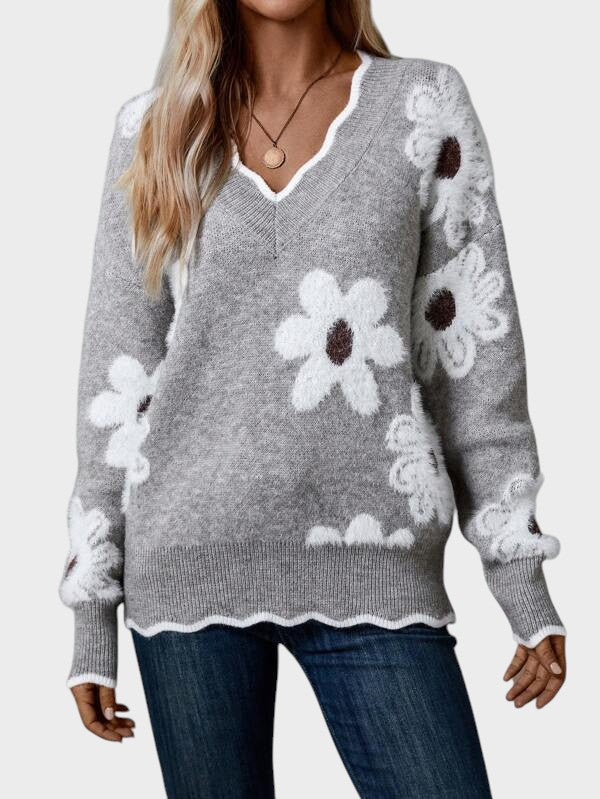 Jasinta - Elegant Floral Blouse