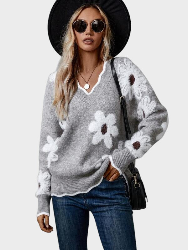 Jasinta - Elegant Floral Blouse