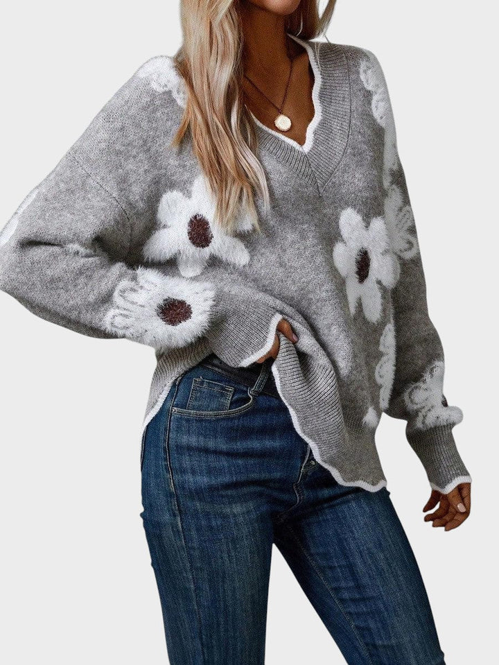 Jasinta - Elegant Floral Blouse