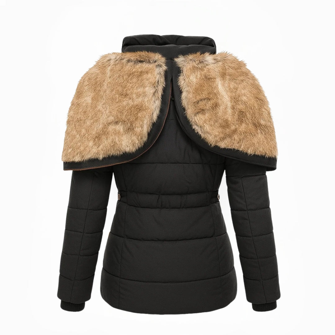 Agathe | Elegant Down Jacket with Warm Lining and Soft Hood