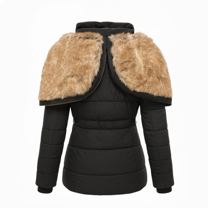 Agathe | Elegant Down Jacket with Warm Lining and Soft Hood