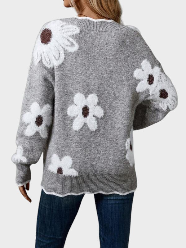 Jasinta - Elegant Floral Blouse