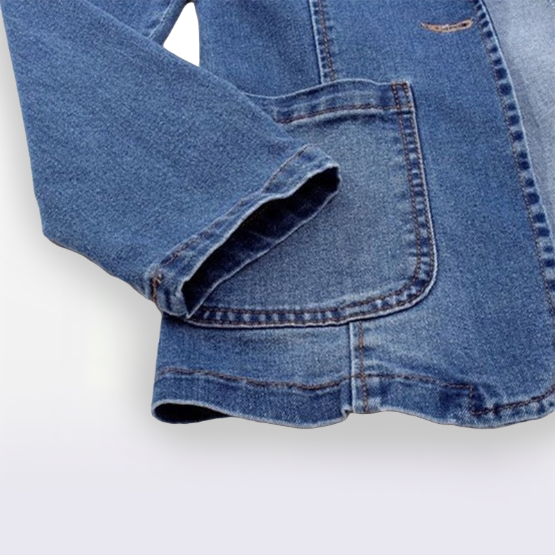Sandra - Classic Denim Blazer