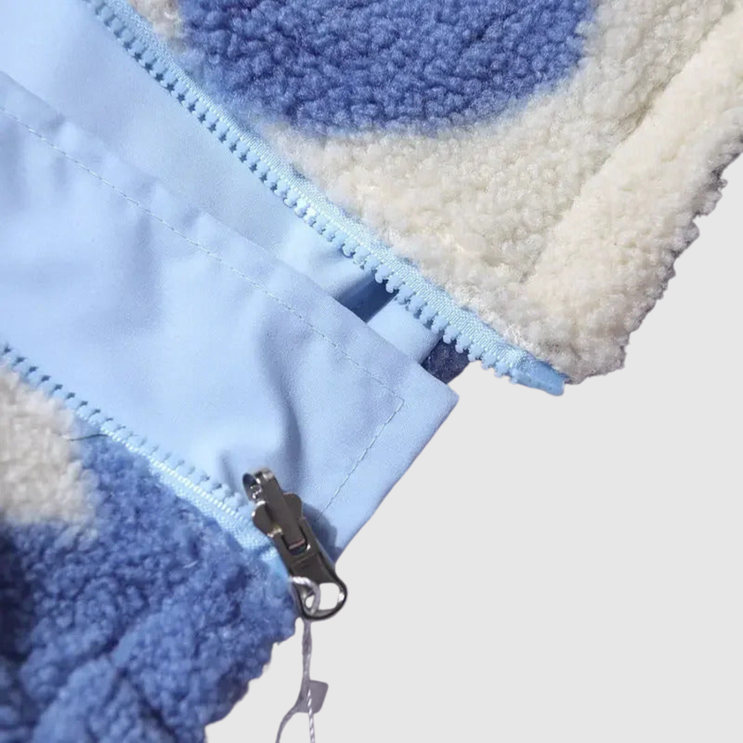 Thora | Fleece sweatshirt with heart print