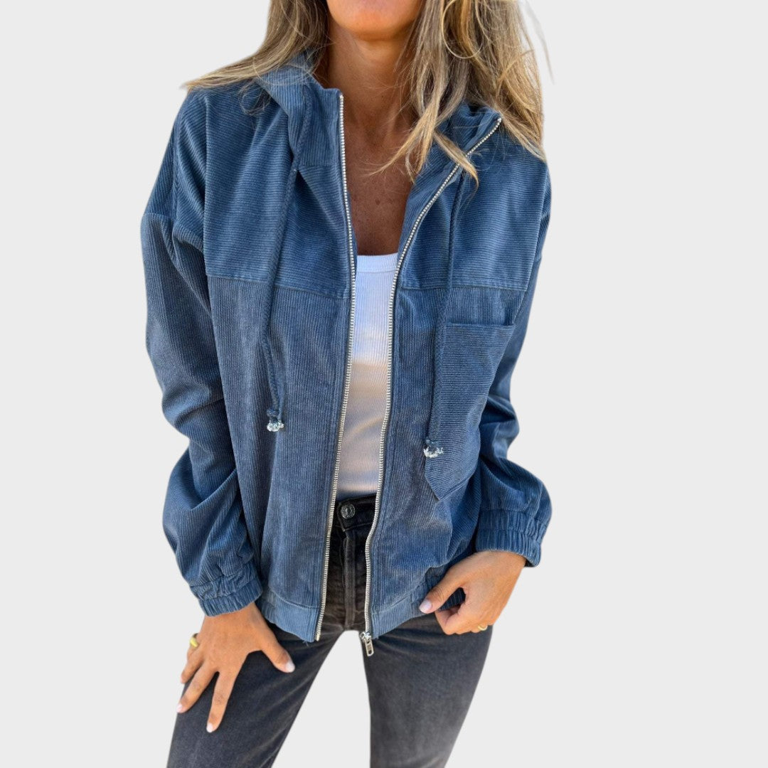 Jagoda™ - Hooded Cordura Jacket with Zipper