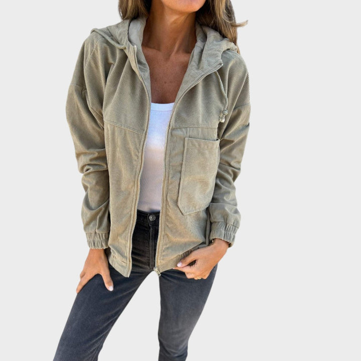 Jagoda™ - Hooded Cordura Jacket with Zipper