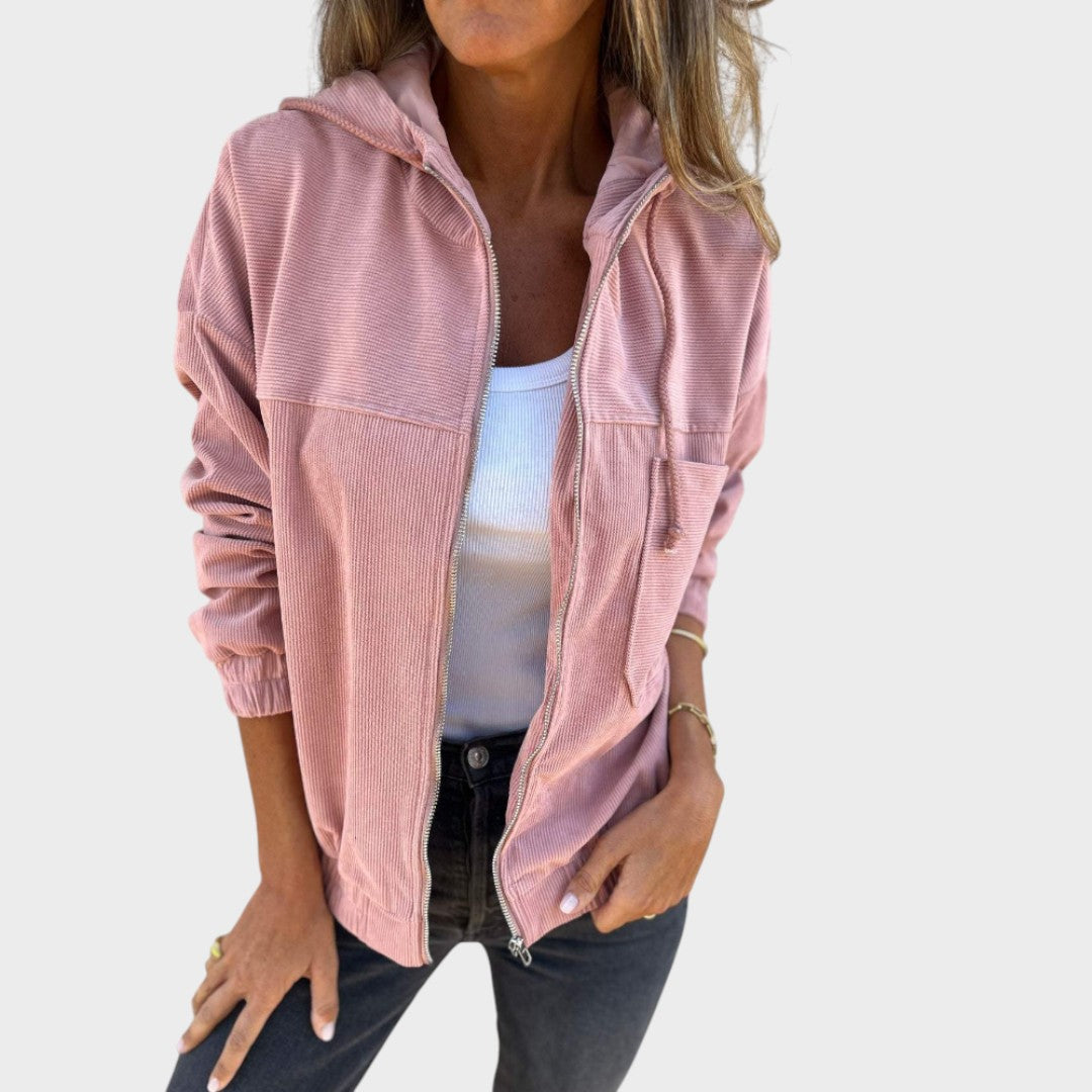 Jagoda™ - Hooded Cordura Jacket with Zipper