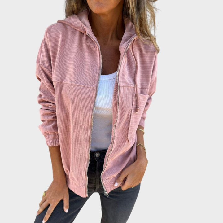 Jagoda™ - Hooded Cordura Jacket with Zipper