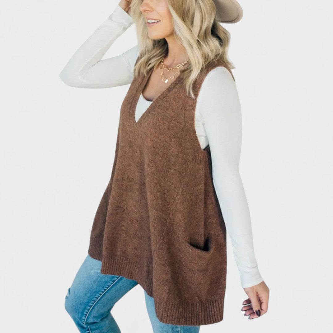Philippa - Comfortable Knit Vest