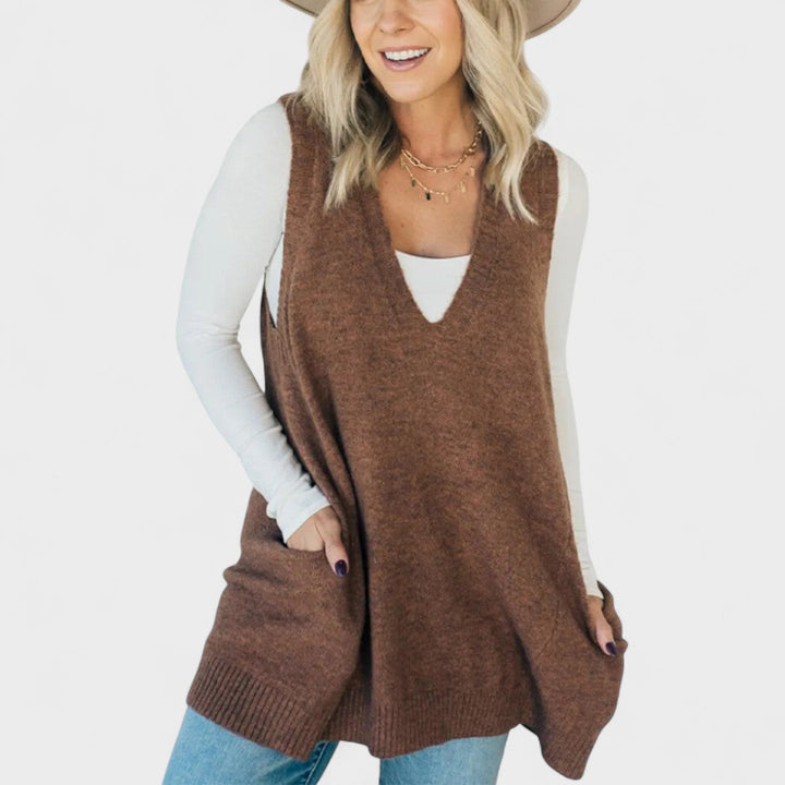 Philippa - Comfortable Knit Vest