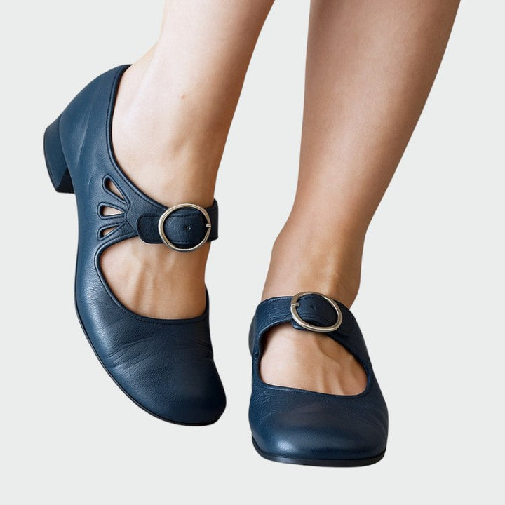 Mary Boutique™ - Classic Buckle Mary Jane Shoes