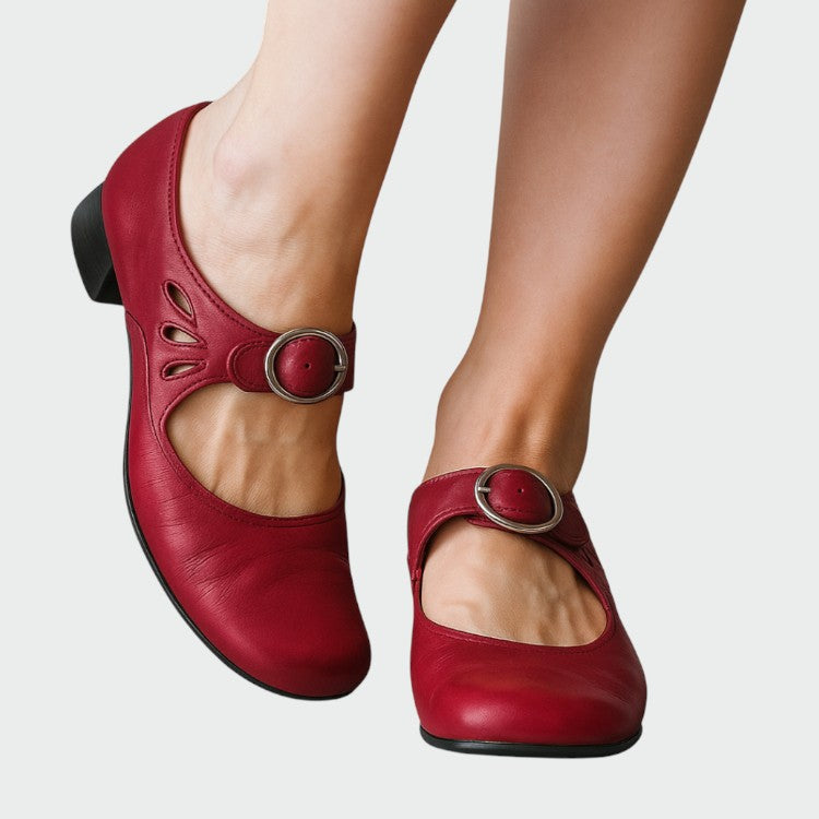 Mary Boutique™ - Classic Buckle Mary Jane Shoes