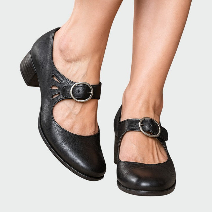 Mary Boutique™ - Classic Buckle Mary Jane Shoes
