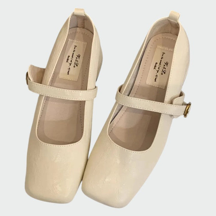 Mary Boutique™ – Square Tip High Heeled Mary Jane Shoes