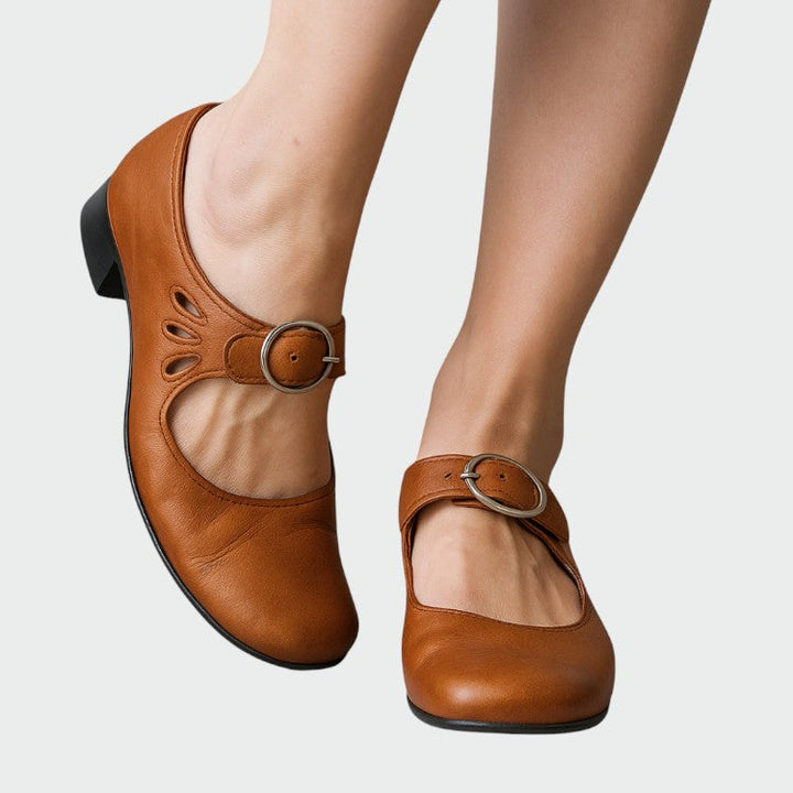 Mary Boutique™ - Classic Buckle Mary Jane Shoes