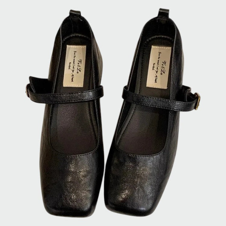 Mary Boutique™ – Square Tip High Heeled Mary Jane Shoes
