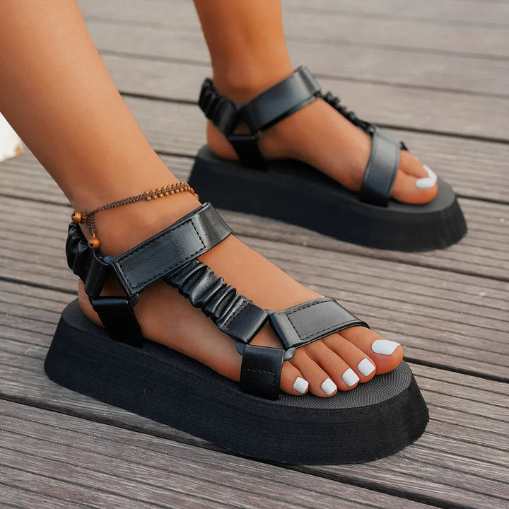 Aura | Iridescent Platform Sandal™