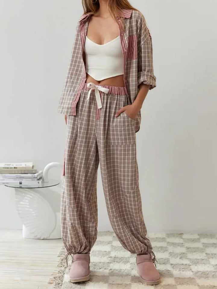 Sophie™ | Two-Piece Checkered Pajama