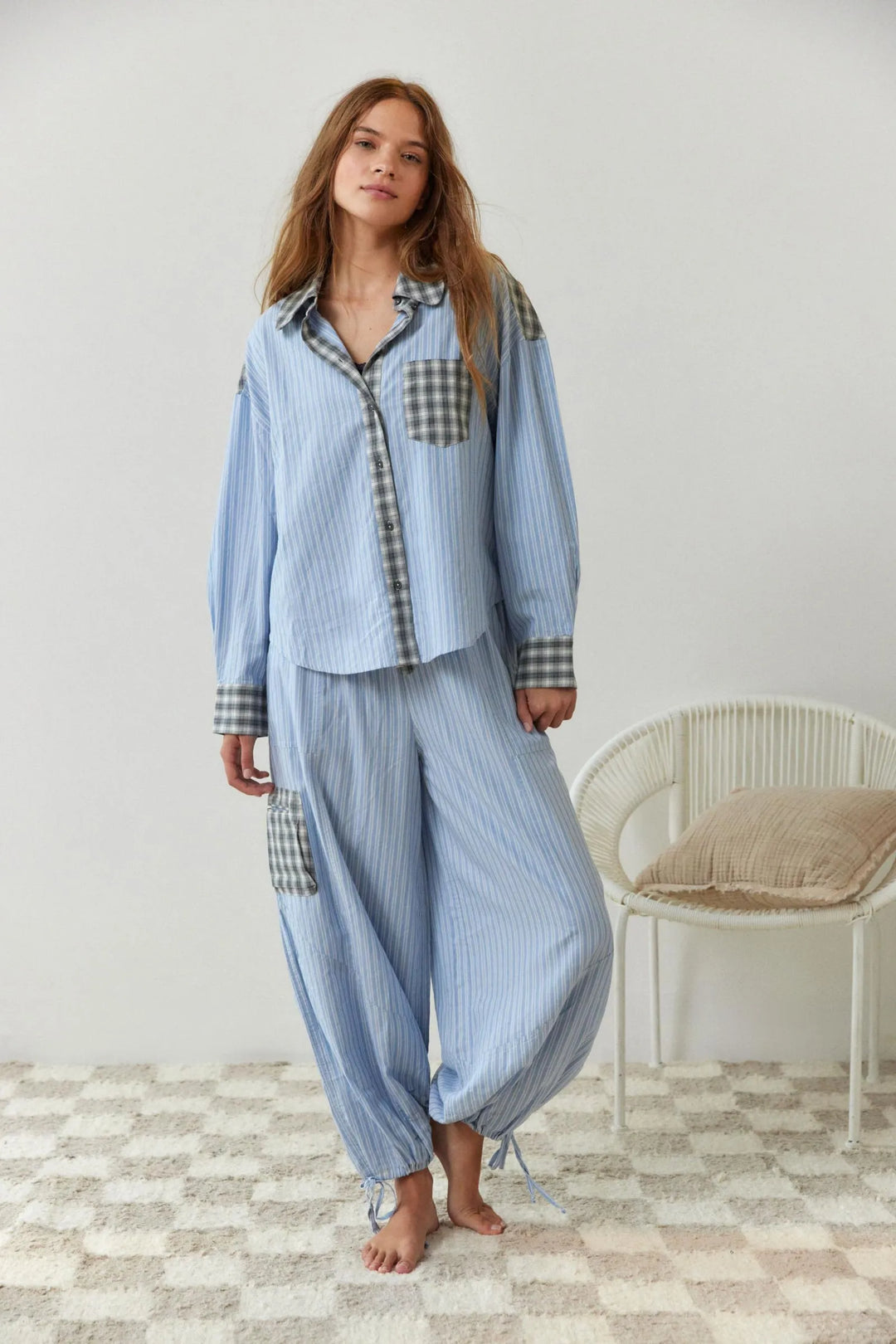 Sophie™ | Two-Piece Checkered Pajama