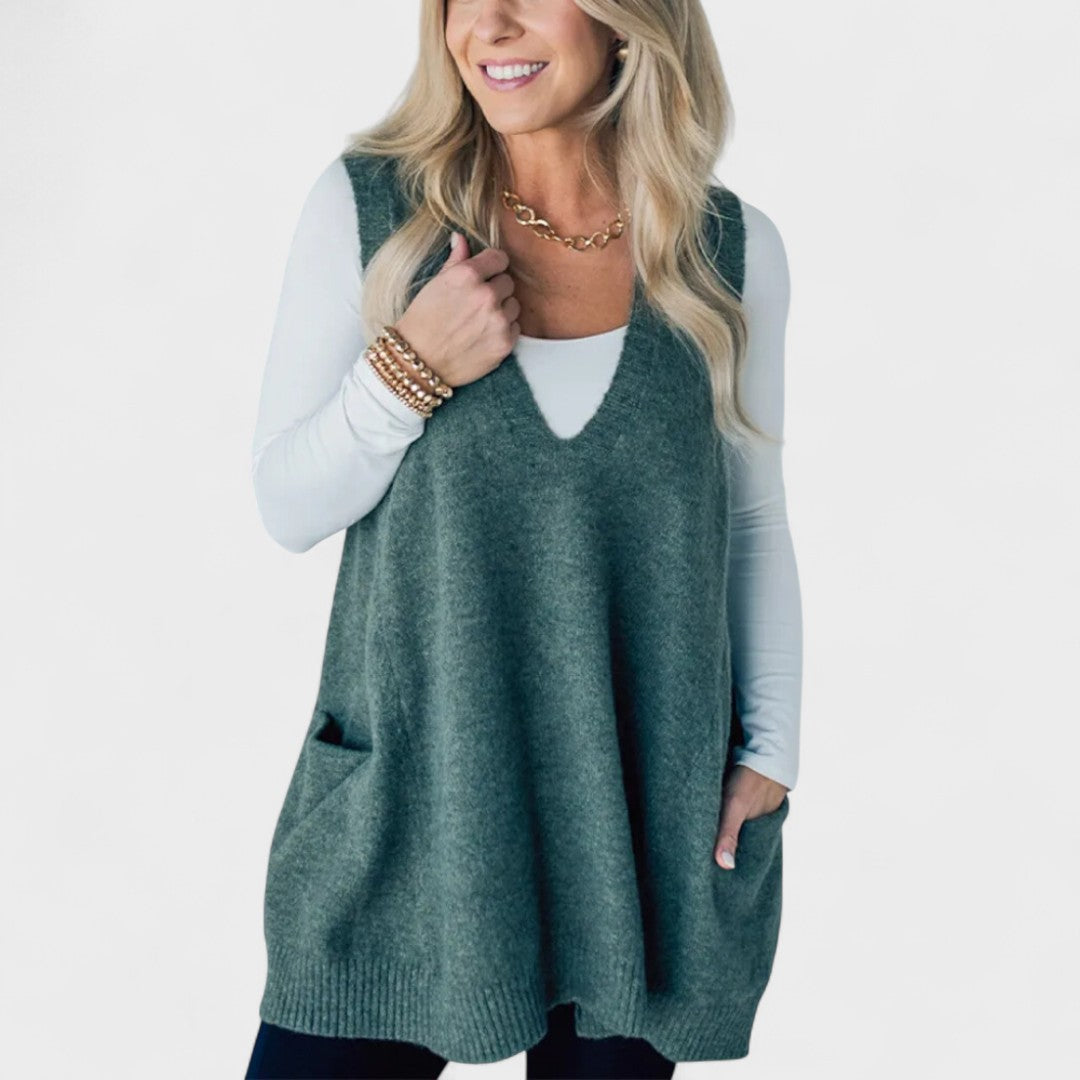Philippa - Comfortable Knit Vest