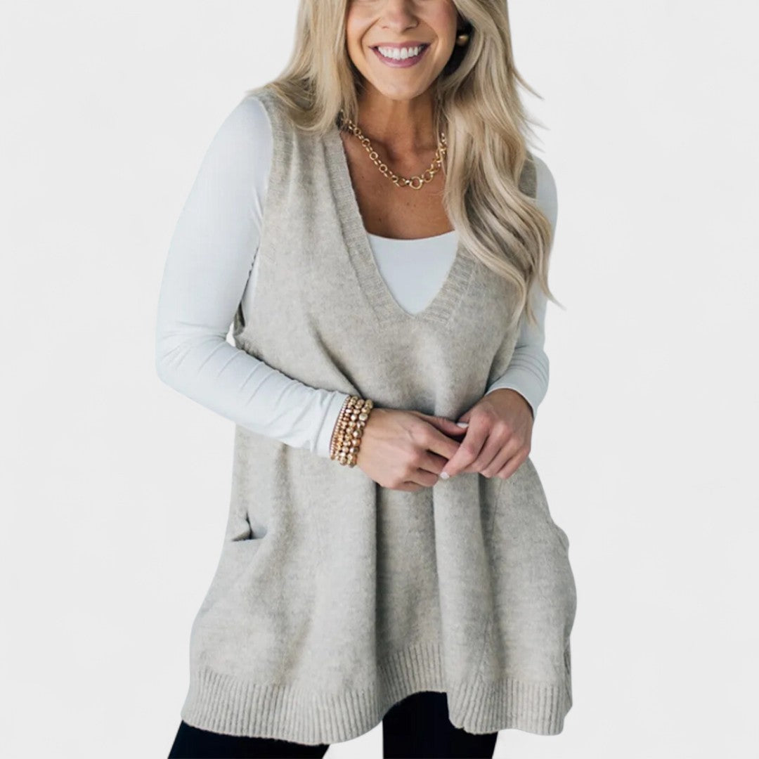 Philippa - Comfortable Knit Vest