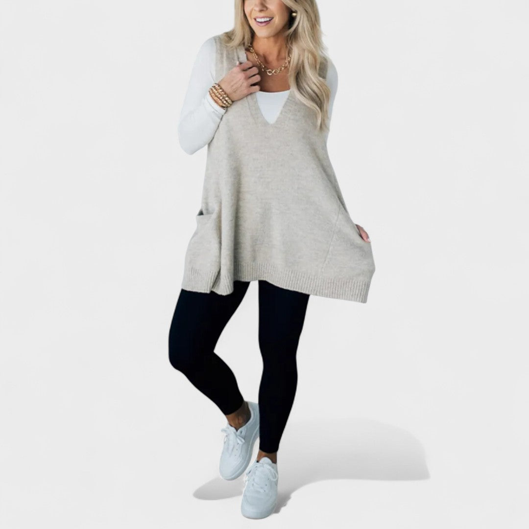 Philippa - Comfortable Knit Vest