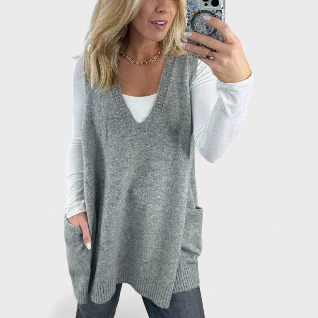 Philippa - Comfortable Knit Vest