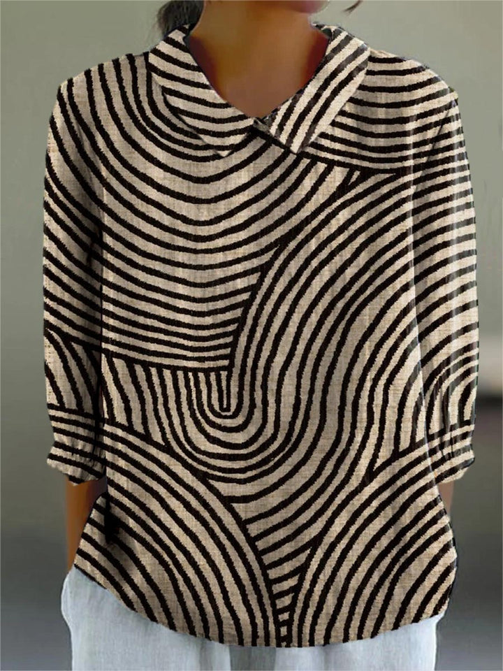Lovette | Wave Lines Blouse