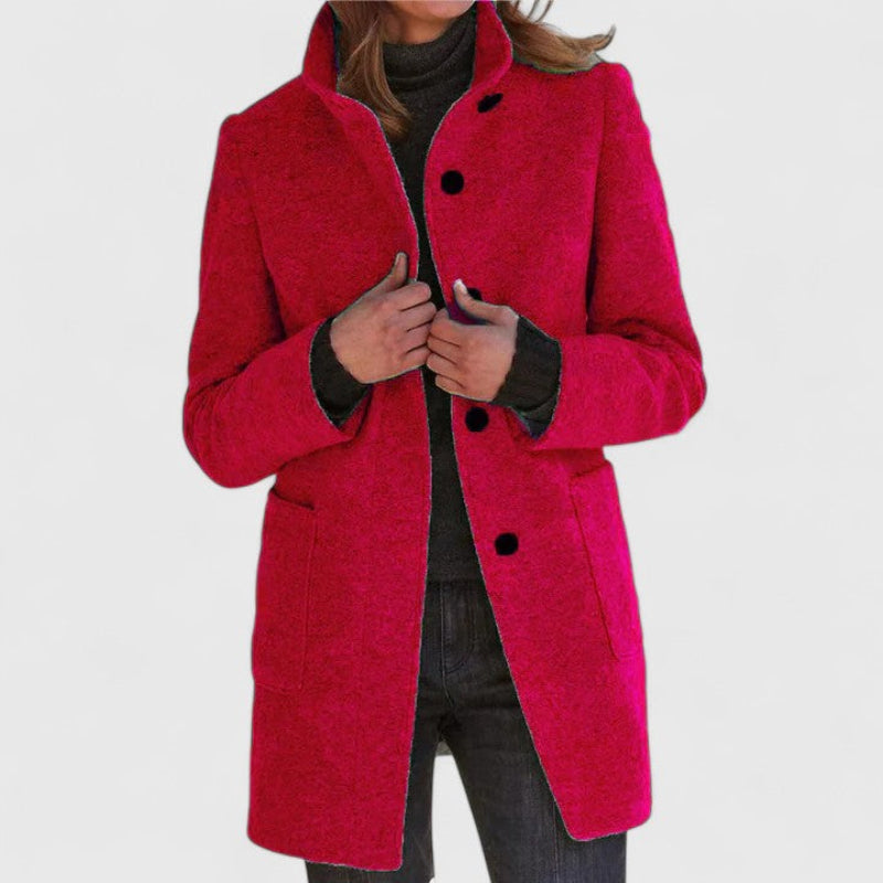 Elena | Classic Wool Blend Coat