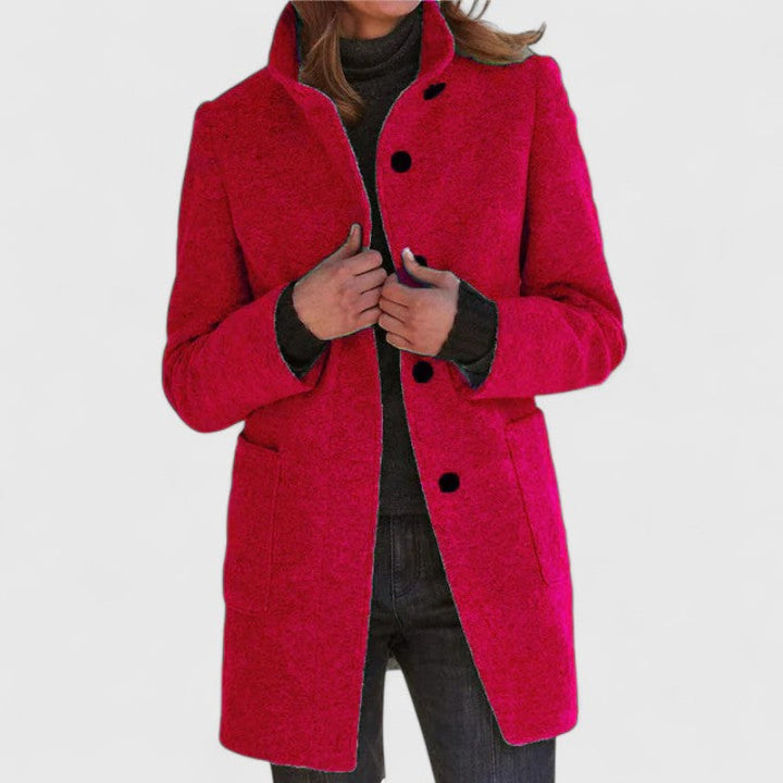 Elena | Classic Wool Blend Coat