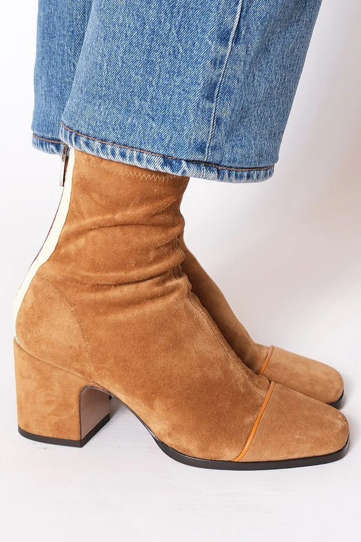 Vivienne™ | Modern Contrast Ankle Boots