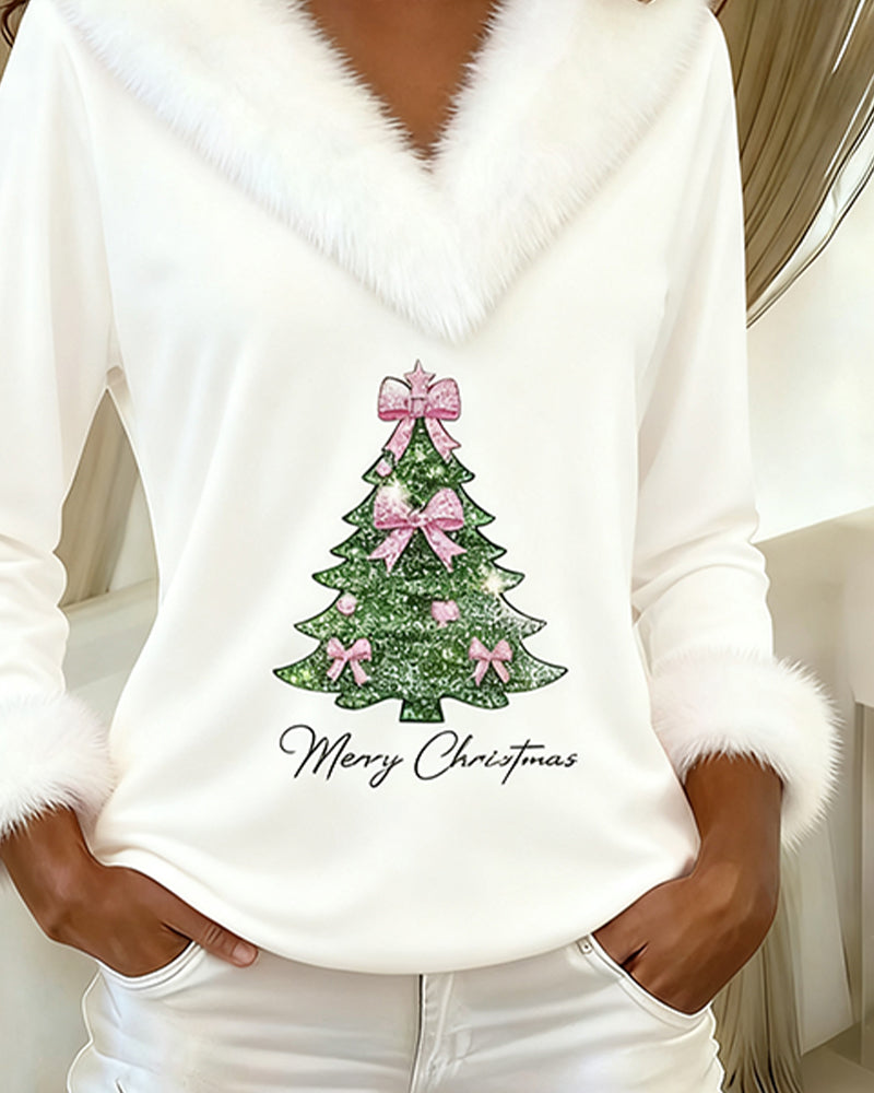 Lotte™ – Warm Holiday Sweater with V-Neck