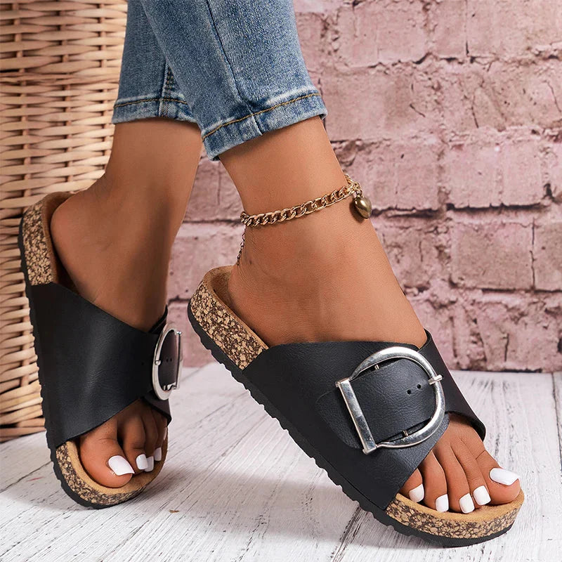 Bellevue | Buckle Mule Slide™