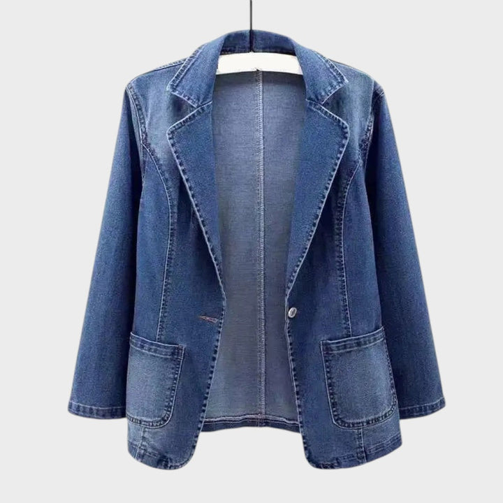 Sandra - Classic Denim Blazer
