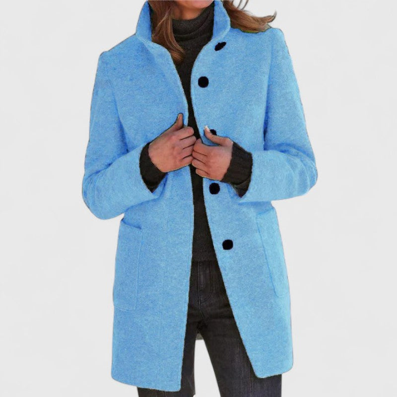 Elena | Classic Wool Blend Coat