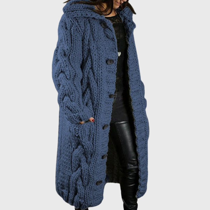 Ivanka - Elegant Cozy Coat with Belly Coverage