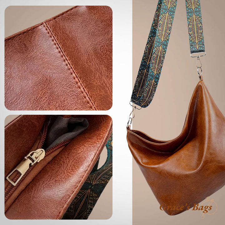 Chelsey | Charming Vintage Leather Shoulder Bag