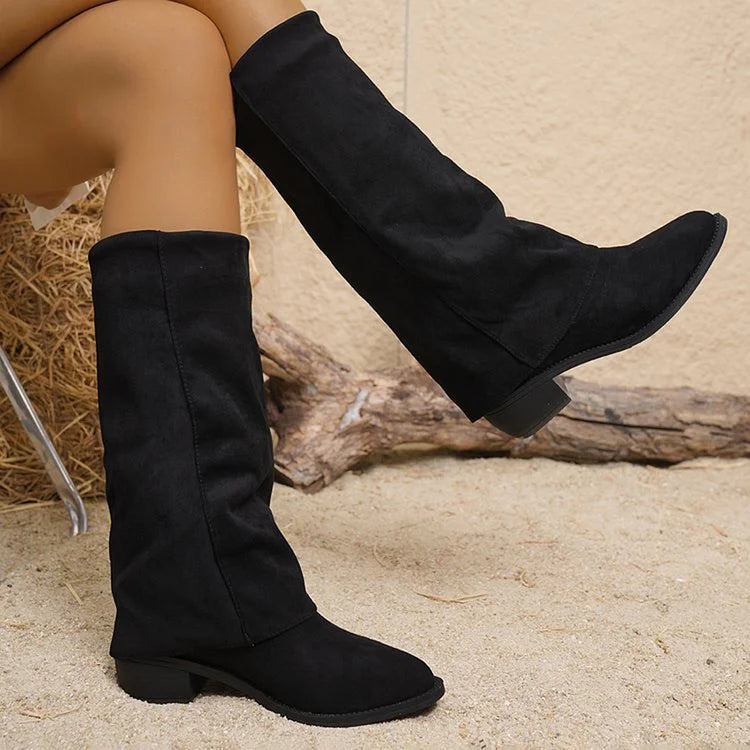 Noémie™ | High Suede Boots