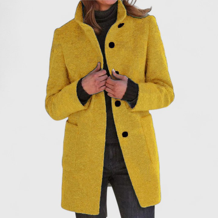 Virginie | Warm and Elegant Wool Blend Coat