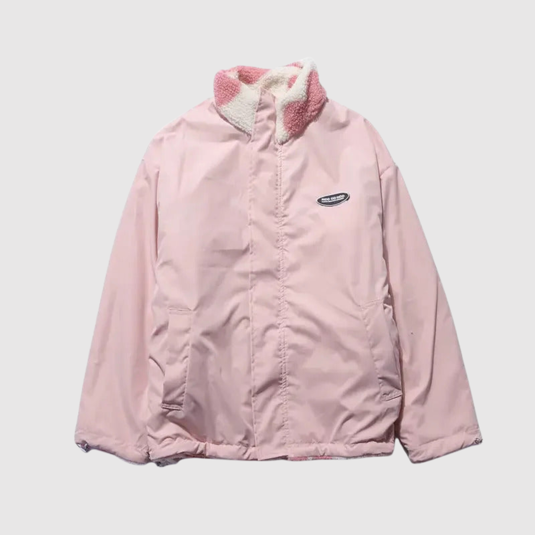 Thora | Fleece sweatshirt with heart print