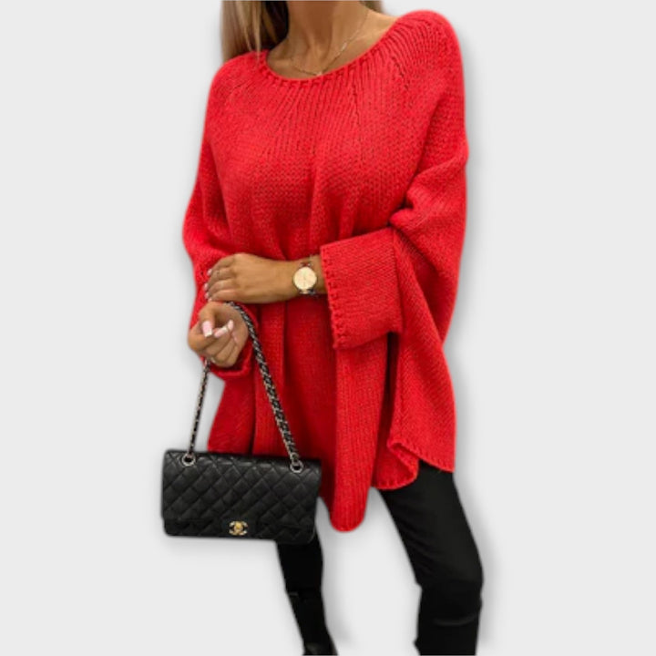 Isabel - Elegant Women's Sweater with Round Neckline