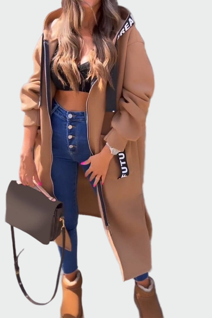 Suzy - Long Hooded Coat