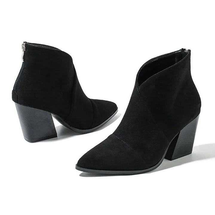 Céline™ | Chic Suede Ankle Boots