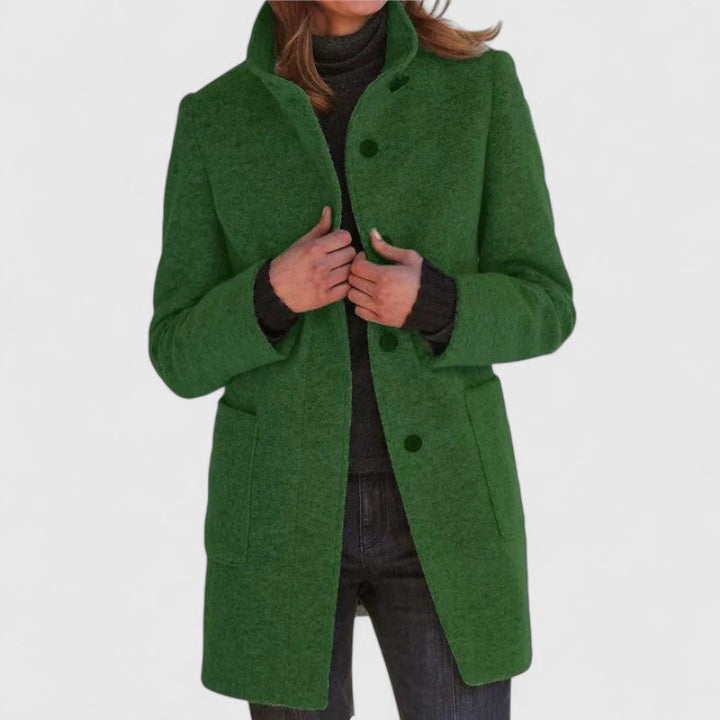 Elena | Classic Wool Blend Coat