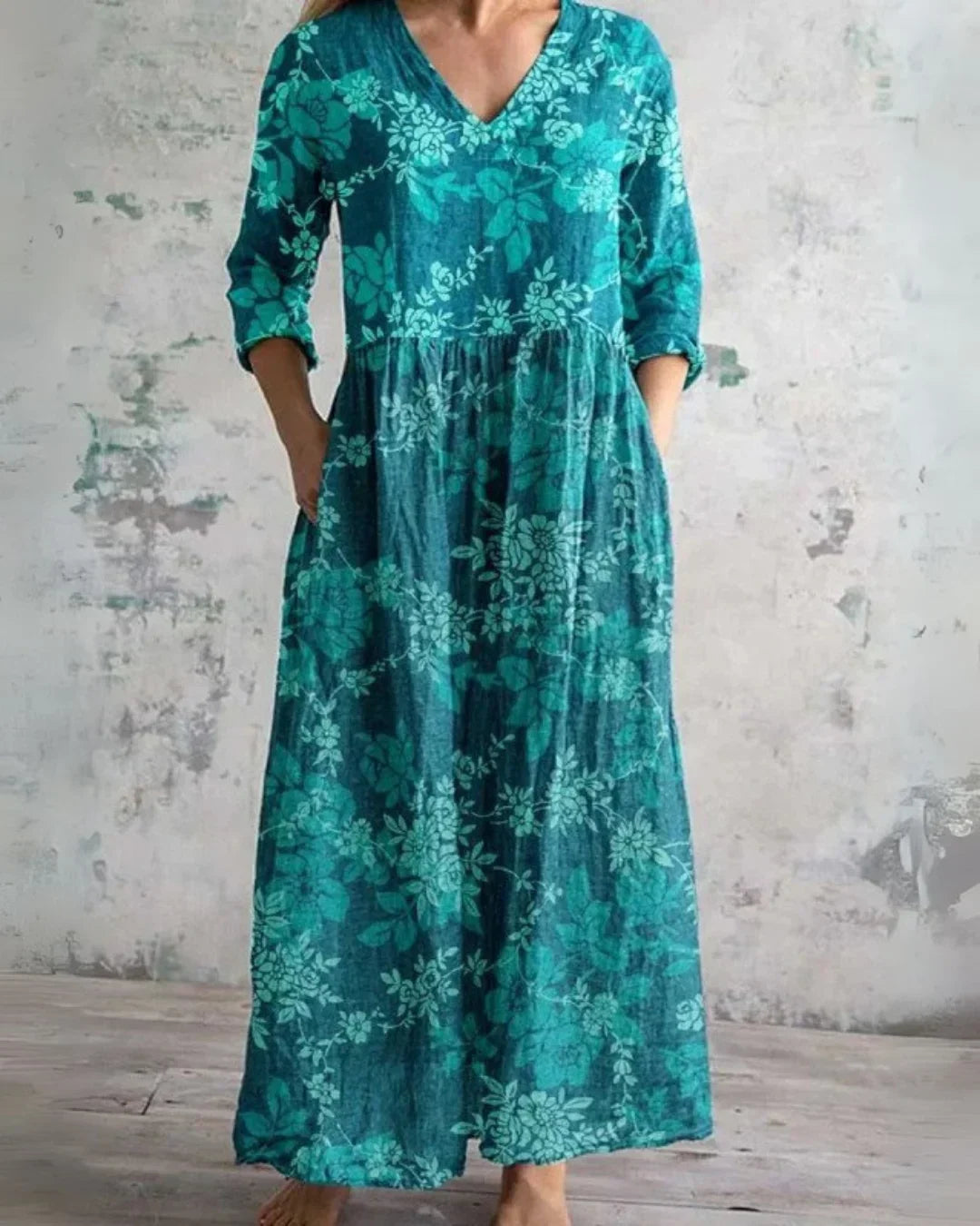 Seraphine | Vintage Floral Maxi Dress