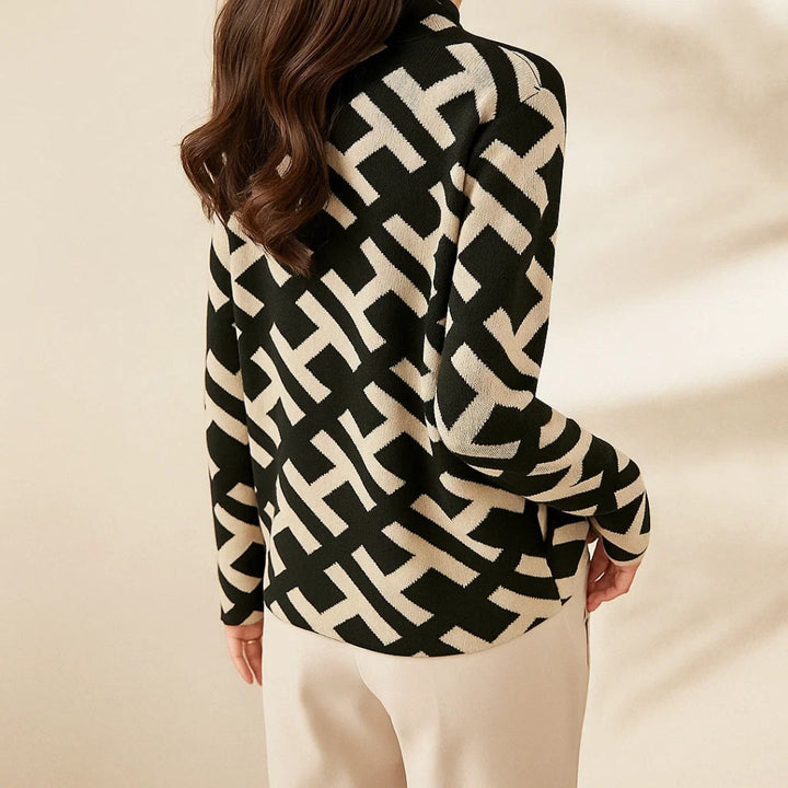 Eva™ | Geometric Alphabet Pullover