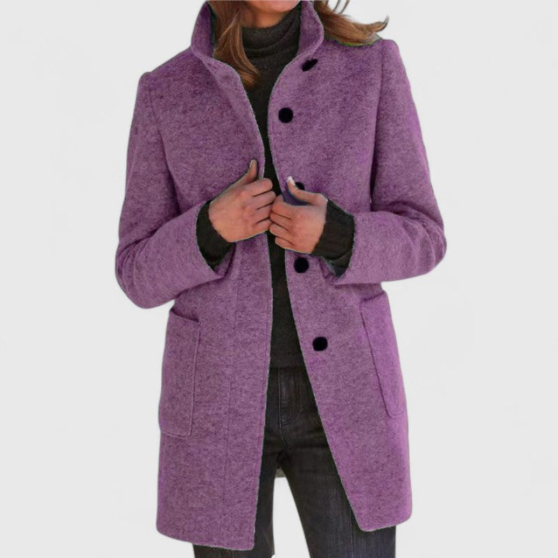 Elena | Classic Wool Blend Coat